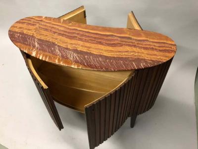 Paolo Buffa Italian Mid Century Modern Credenza Console Sideboard Bar by Paolo Buffa