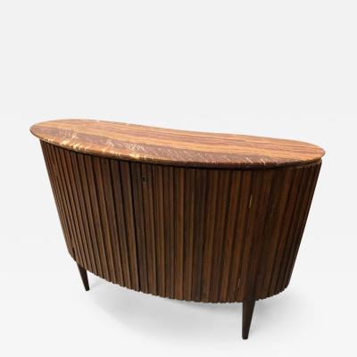 Paolo Buffa Italian Mid Century Modern Credenza Console Sideboard Bar by Paolo Buffa