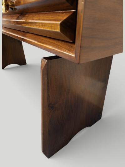 Paolo Buffa Italian Mid Century Sculptural Sideboard designed by Paolo Buffa 1940s