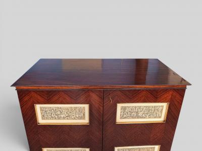 Paolo Buffa Italian Mid Century Sideboard or Bar Cabinet by Paolo Buffa 1950s