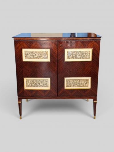 Paolo Buffa Italian Mid Century Sideboard or Bar Cabinet by Paolo Buffa 1950s