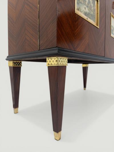Paolo Buffa Italian Midcentury Sideboard or Cabinet Bar designed By Paolo Buffa in 1950s