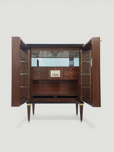 Paolo Buffa Italian Midcentury Sideboard or Cabinet Bar designed By Paolo Buffa in 1950s
