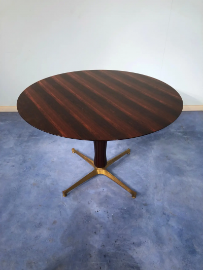 Paolo Buffa Italian Midcentury Teak Table Attributed to Paolo Buffa 1950s