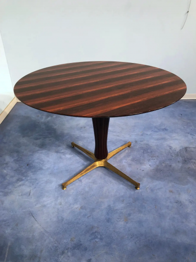 Paolo Buffa Italian Midcentury Teak Table Attributed to Paolo Buffa 1950s