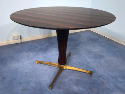 Paolo Buffa Italian Midcentury Teak Table Attributed to Paolo Buffa 1950s