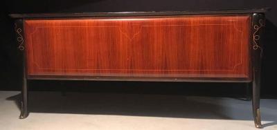 Paolo Buffa Italian Midcentury Writing Desk attributed to Paolo Buffa