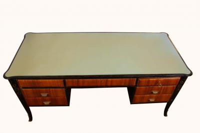 Paolo Buffa Italian Midcentury Writing Desk attributed to Paolo Buffa