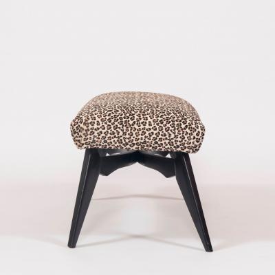 Paolo Buffa Italian Modern Ebonized Bench Attributed To Paolo Buffa