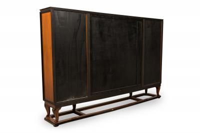 Paolo Buffa Italian Modern Palisander Marble Bookcase Attributed to Paolo Buffa