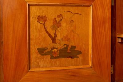 Paolo Buffa Italian Neoclassic Paolo Buffa Fruitwood Sideboard For Arrighi Serafino 1950ca