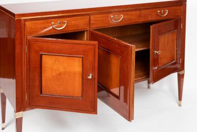 Paolo Buffa Italian Neoclassic Paolo Buffa Fruitwood Sideboard For Arrighi Serafino 1950ca
