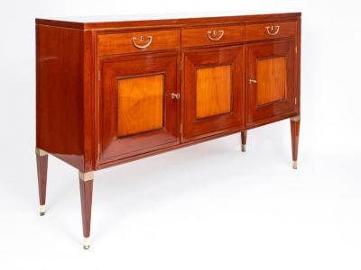 Paolo Buffa Italian Neoclassic Paolo Buffa Fruitwood Sideboard For Arrighi Serafino 1950ca