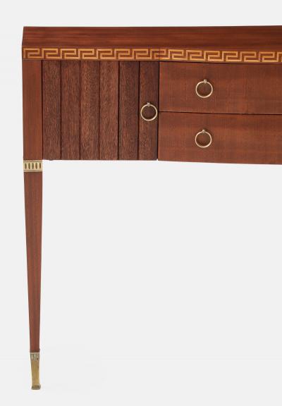 Paolo Buffa Mahogany and Maple Sideboard Buffet or Console by Paolo Buffa