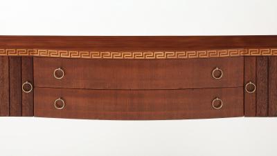 Paolo Buffa Mahogany and Maple Sideboard Buffet or Console by Paolo Buffa