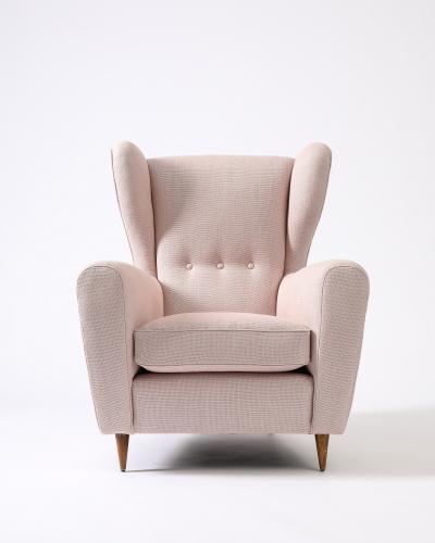 Paolo Buffa Mid Century Armchair by Paolo Buffa Italy c 1950