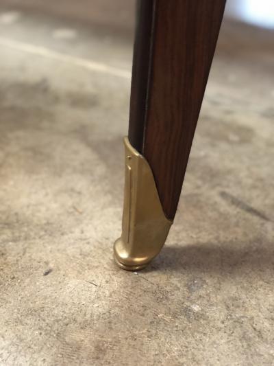 Paolo Buffa Mid Century Dining Table in Cherrywood by Paolo Buffa for Arrighi Italy 1940s