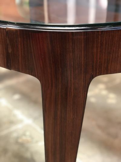Paolo Buffa Mid Century Dining Table in Cherrywood by Paolo Buffa for Arrighi Italy 1940s