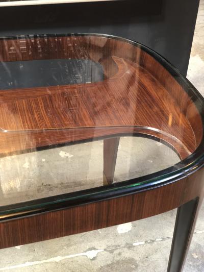 Paolo Buffa Mid Century Dining Table in Cherrywood by Paolo Buffa for Arrighi Italy 1940s
