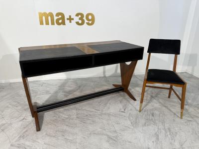 Paolo Buffa Mid century Italian writing desk attributed to Paolo Buffa 1950s 