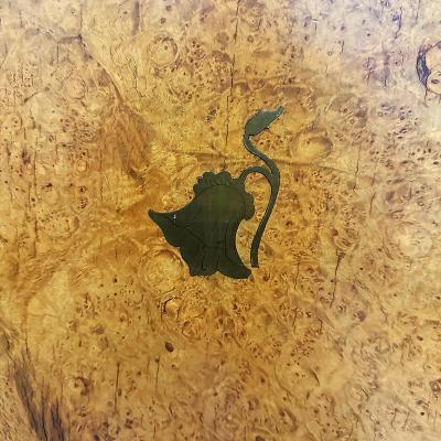Paolo Buffa Monumental Paola Buffa Italian Mid century Modern Credenza Burl Brass Details