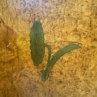 Paolo Buffa Monumental Paola Buffa Italian Mid century Modern Credenza Burl Brass Details