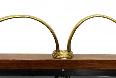Paolo Buffa Monumental Paola Buffa Italian Mid century Modern Credenza Burl Brass Details