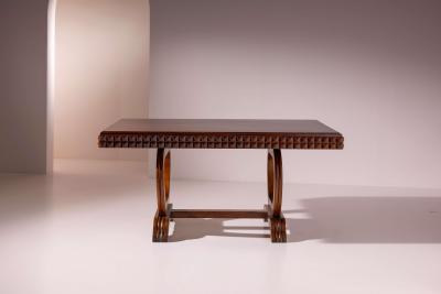 Paolo Buffa Oak dining table Italian manufacture in the style of Paolo Buffa 1940s