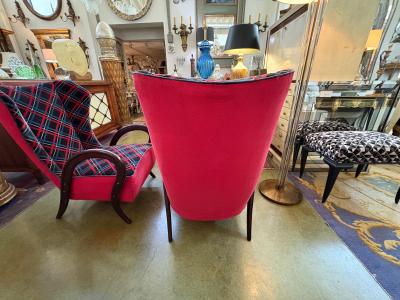 Paolo Buffa Pair If Italian Modern Lounge Chairs By Paolo Buffa
