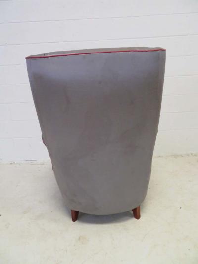 Paolo Buffa Pair of 1960s Italian Wing Chair Paolo Buffa Style Mid Century Modern