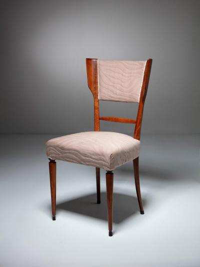 Paolo Buffa Pair of Italian 50s Dining Chairs Attributed to Paolo Buffa