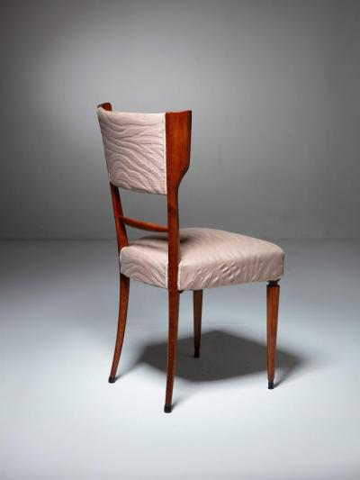 Paolo Buffa Pair of Italian 50s Dining Chairs Attributed to Paolo Buffa