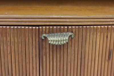 Paolo Buffa Pair of Italian Nightstands by Paolo Buffa 1950 Italy