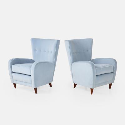 Paolo Buffa Pair of Lounge Chairs by Paolo Buffa