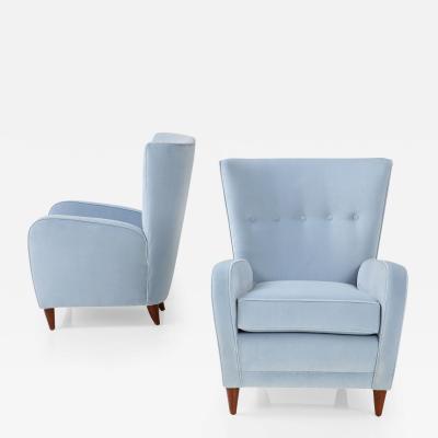 Paolo Buffa Pair of Lounge Chairs by Paolo Buffa