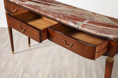 Paolo Buffa Paolo Buffa Att Console Table with Marble Top Italy circa 1950