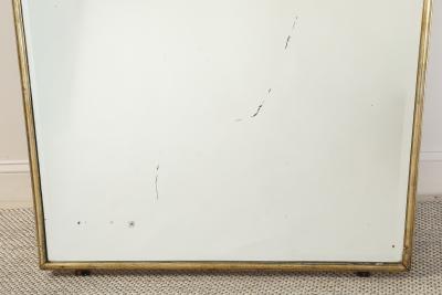 Paolo Buffa Paolo Buffa Att Italian Gilt Wood Large Mirror circa 1950