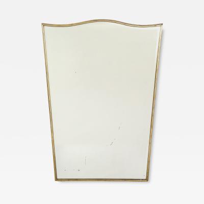 Paolo Buffa Paolo Buffa Att Italian Gilt Wood Large Mirror circa 1950