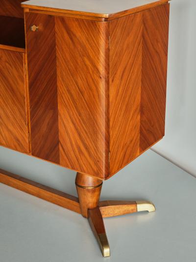 Paolo Buffa Paolo Buffa Attributed Sideboard in Walnut and Brass Serafino Arrighi 1940s