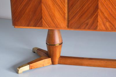 Paolo Buffa Paolo Buffa Attributed Sideboard in Walnut and Brass Serafino Arrighi 1940s