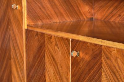 Paolo Buffa Paolo Buffa Attributed Sideboard in Walnut and Brass Serafino Arrighi 1940s