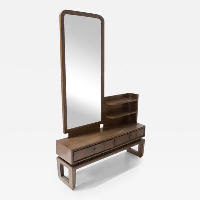 Paolo Buffa Paolo Buffa Bedroom Set with Vanity Mirror Armchairs and Ottoman