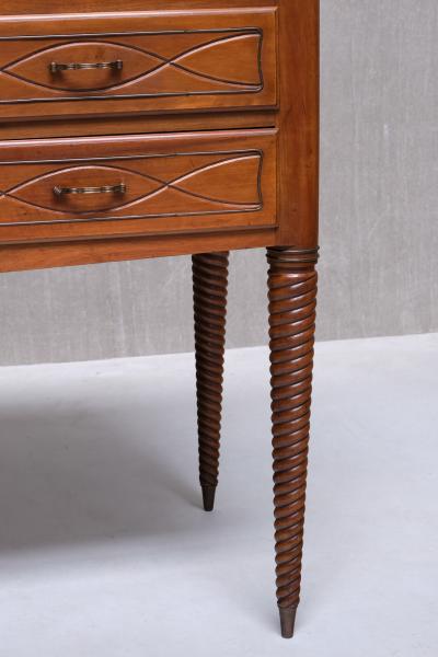 Paolo Buffa Paolo Buffa Buffet Sideboard in Walnut and Brass Mario Quarti Milan 1940s