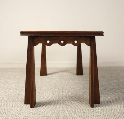 Paolo Buffa Paolo Buffa Carved Oak Dining Table circa 1940