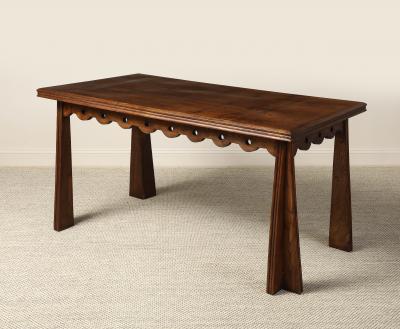 Paolo Buffa Paolo Buffa Carved Oak Dining Table circa 1940