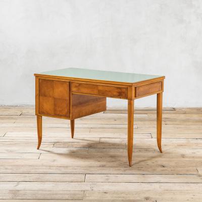Paolo Buffa Paolo Buffa Desk and Chair in Wood for Lietti 50s