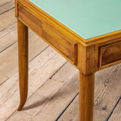 Paolo Buffa Paolo Buffa Desk and Chair in Wood for Lietti 50s