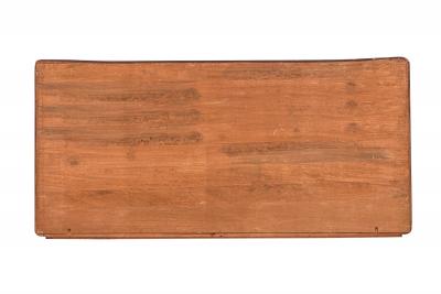 Paolo Buffa Paolo Buffa Italian Mid Century Brown Rectangle Wall Mirror