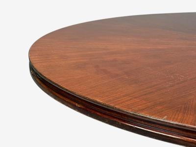Paolo Buffa Paolo Buffa Mahogany Bronze Center Table Italy 1940s