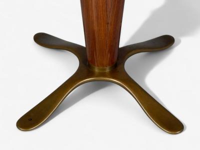 Paolo Buffa Paolo Buffa Mahogany Bronze Center Table Italy 1940s